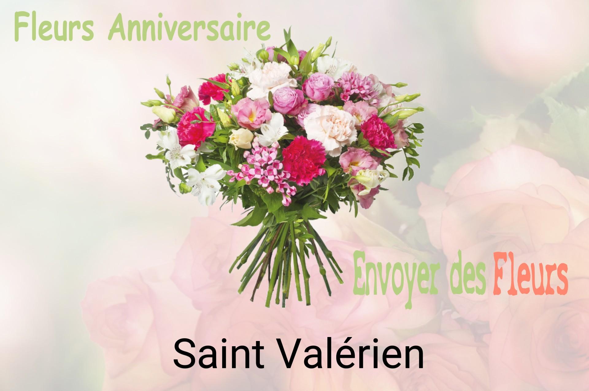 Bouquet de fleurs d’anniversaire livré à Saint-Valérien
