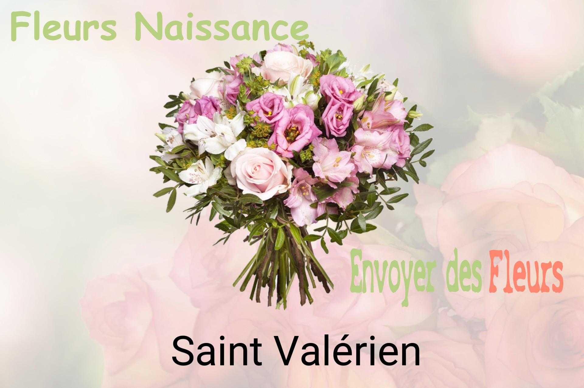 Bouquet de fleurs de naissance livré à Saint-Valérien